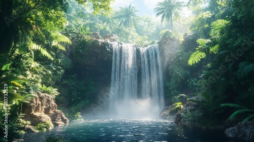 Jungle Waterfall Paradise