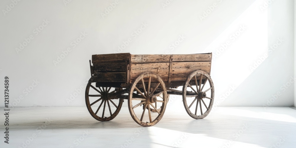 Fototapeta premium Old Wooden Wagon