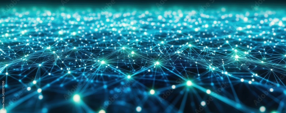 Abstract Network Connection Digital Data Flow Technology Background Image Abstract Network Connection Digital Data Flow Technology Background Image