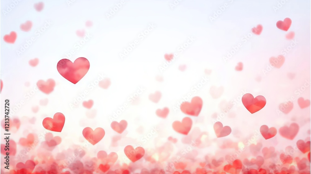 Red hearts valentine's day background with romantic patterns and decorative elements for love-themed designs, greeting cards, invitations, and seasonal graphics Red hearts valentine's day background with romantic patterns and decorative elements for love-themed designs, greeting cards, invitations, and seasonal graphics