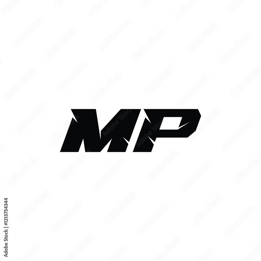 MP monogram logo design letter text name symbol monochrome logotype alphabet character simple logo MP monogram logo design letter text name symbol monochrome logotype alphabet character simple logo