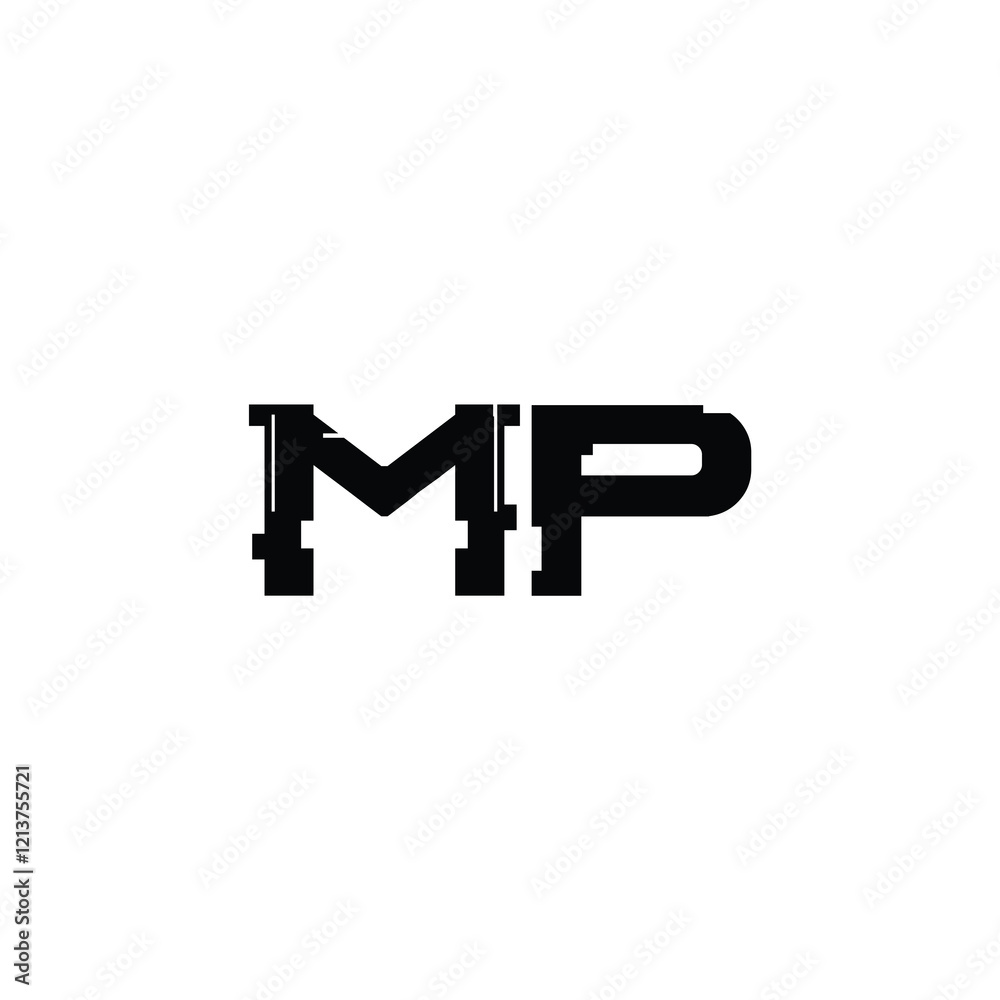 MP monogram logo design letter text name symbol monochrome logotype alphabet character simple logo MP monogram logo design letter text name symbol monochrome logotype alphabet character simple logo