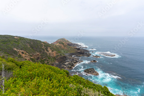 Cape Schanck is the southernmost tip of the Mornington Peninsula, Melbourne, Victoria, Australia.
 photo