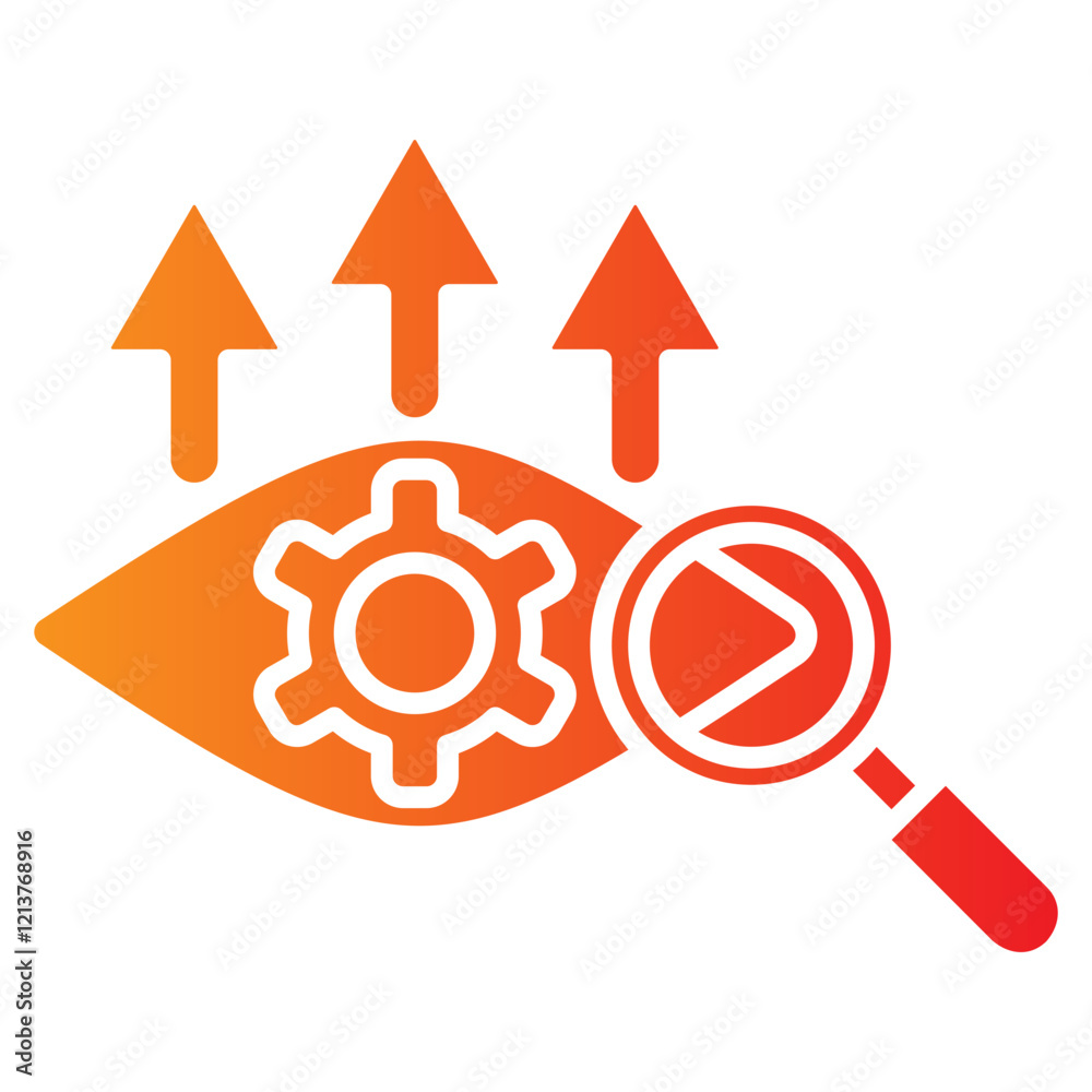 control vector single icon with a glyph gradient style control vector single icon with a glyph gradient style
