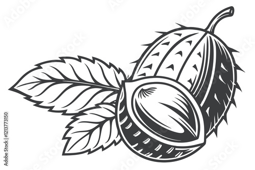nut silhouette