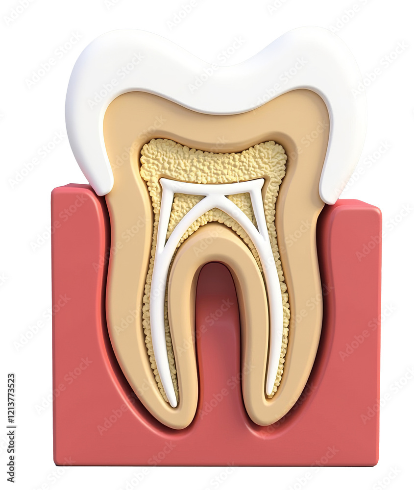 Anatomical 3D Tooth Model: Dental Structure, Cross-Section, Root Canal, Tooth Nerves, Dental Health, Medical Illustration, Dentistry, Dental Science, Teeth Anatomy, Tooth Model.
Anatomical 3D Tooth Model: Dental Structure, Cross-Section, Root Canal, Tooth Nerves, Dental Health, Medical Illustration, Dentistry, Dental Science, Teeth Anatomy, Tooth Model.