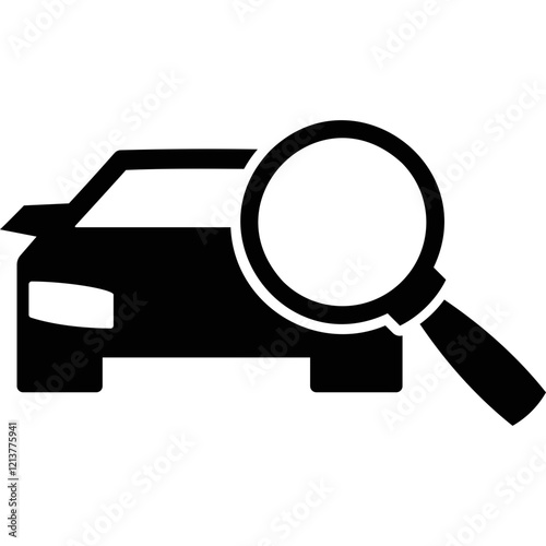 Simple vector icon car
