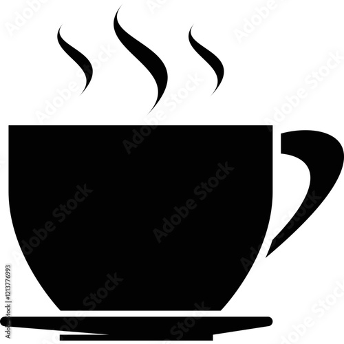 Simple vector icon cup