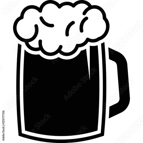 Simple vector icon beer
