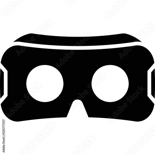 Simple vector icon vr glasses