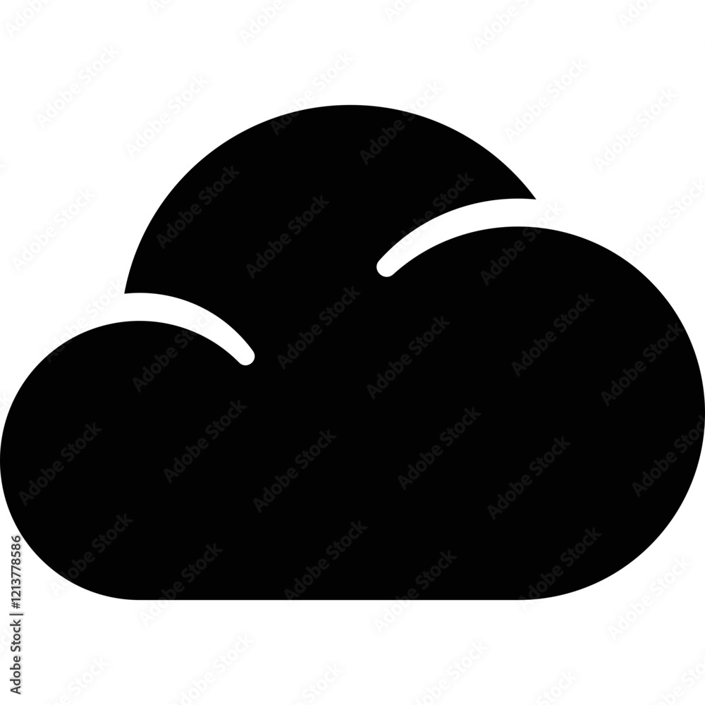 Simple vector icon cloud
Simple vector icon cloud