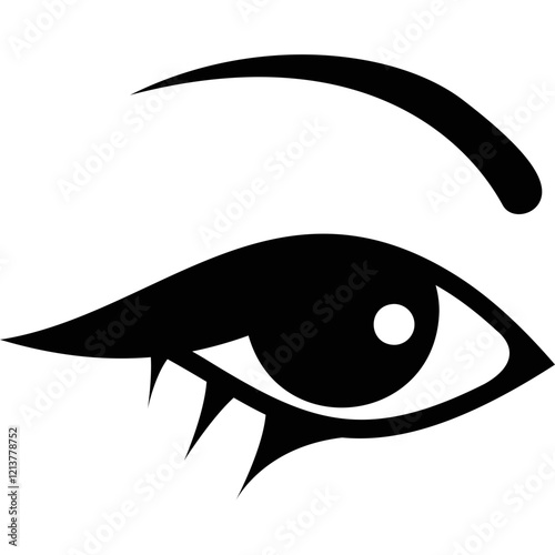 Simple vector icon eye