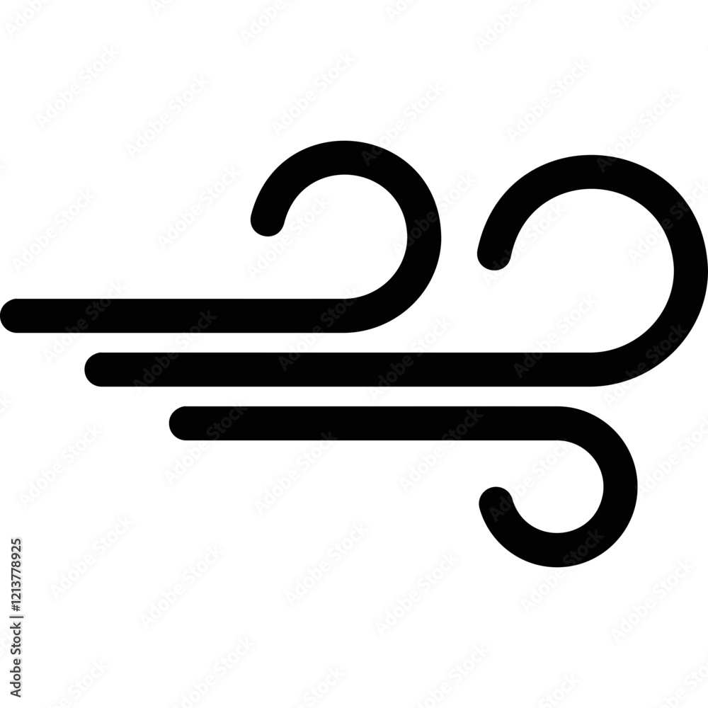 Simple vector icon wind
Simple vector icon wind