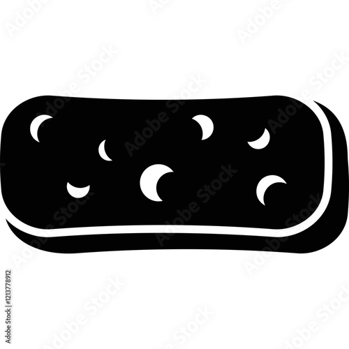Simple vector icon sponge
