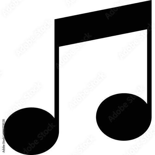 Simple vector icon music
