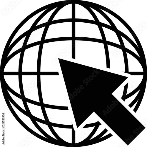 Simple vector icon internet
