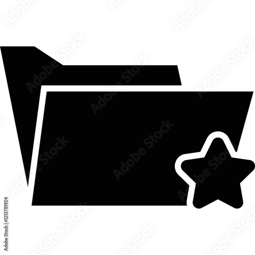 Simple vector icon folder

