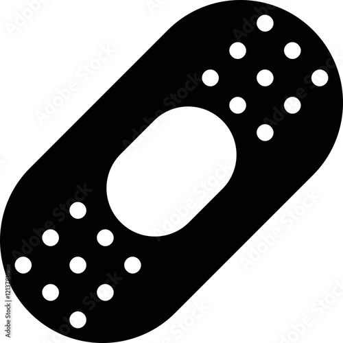 Simple vector icon plaster