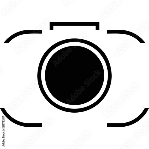 Simple vector icon camera
