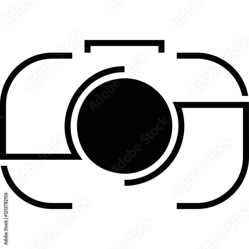 Simple vector icon camera
