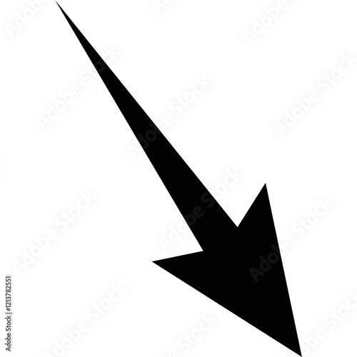 Simple vector icon arrow