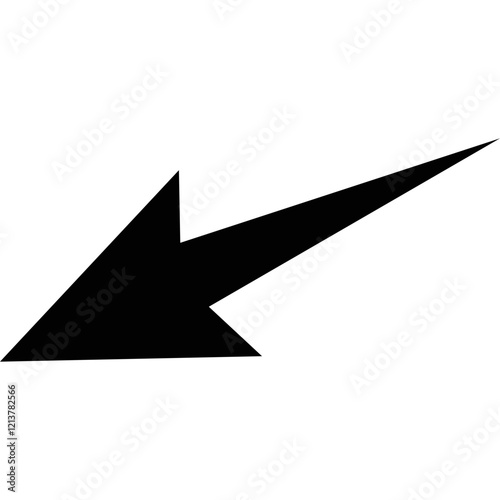 Simple vector icon arrow
