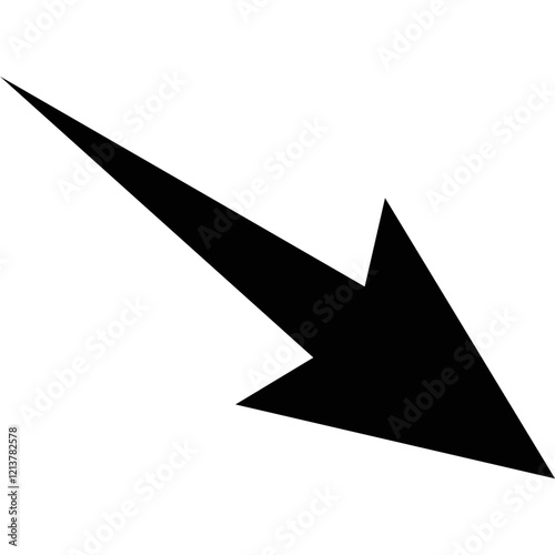 Simple vector icon arrow