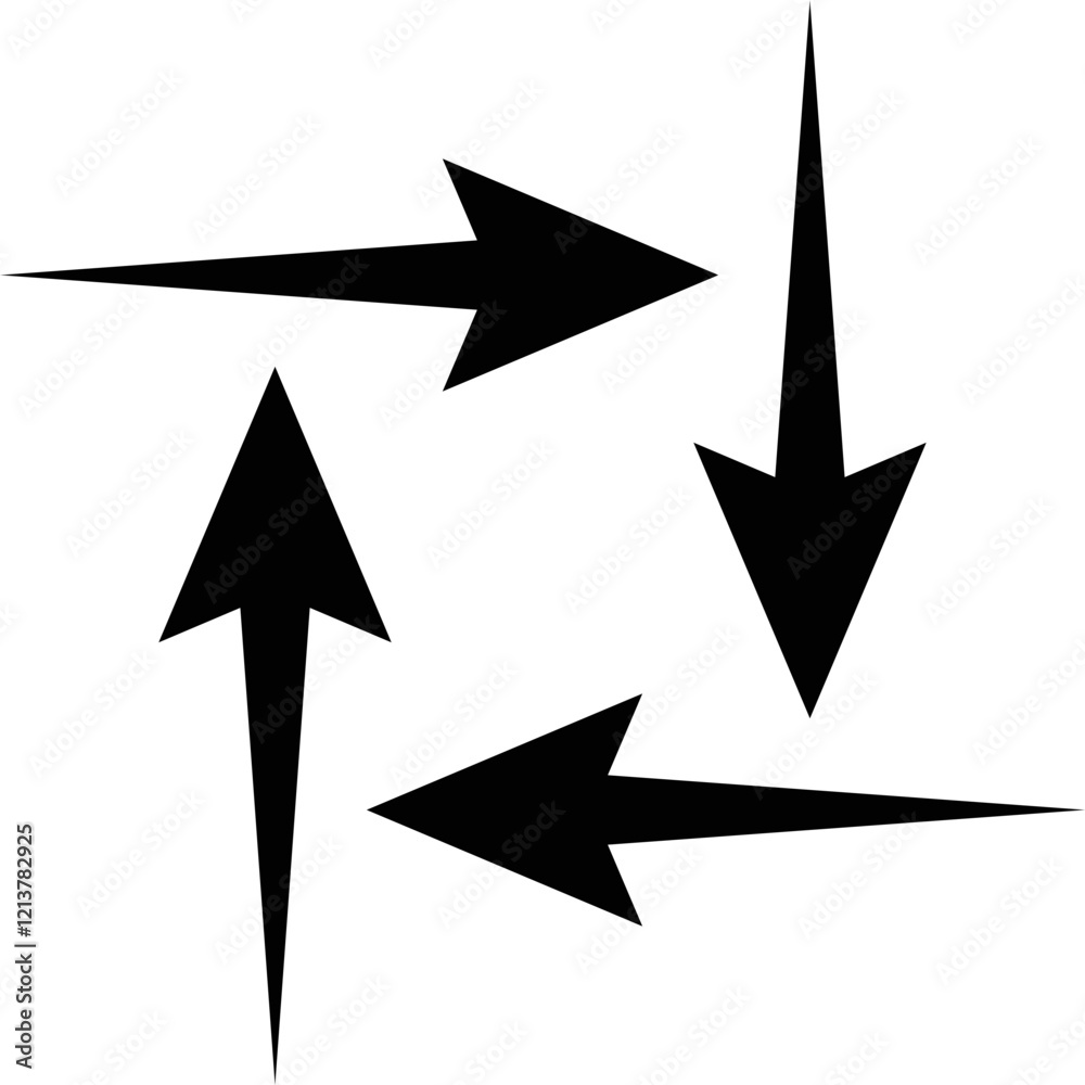 Simple vector icon arrow Simple vector icon arrow