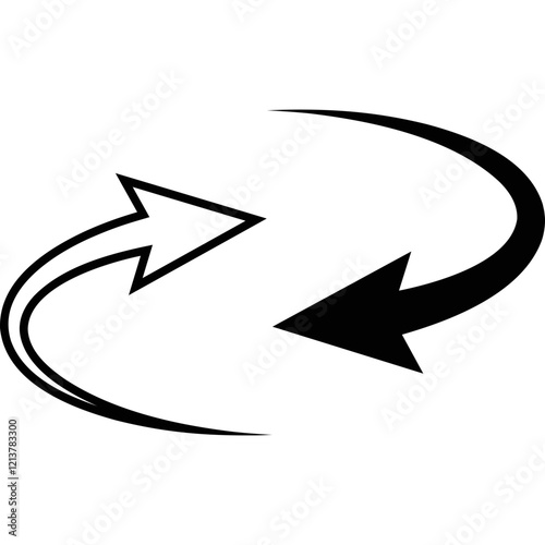 Simple vector icon arrow
