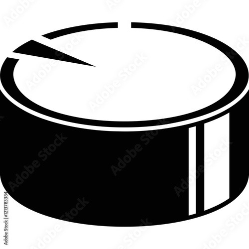 Simple vector icon graph