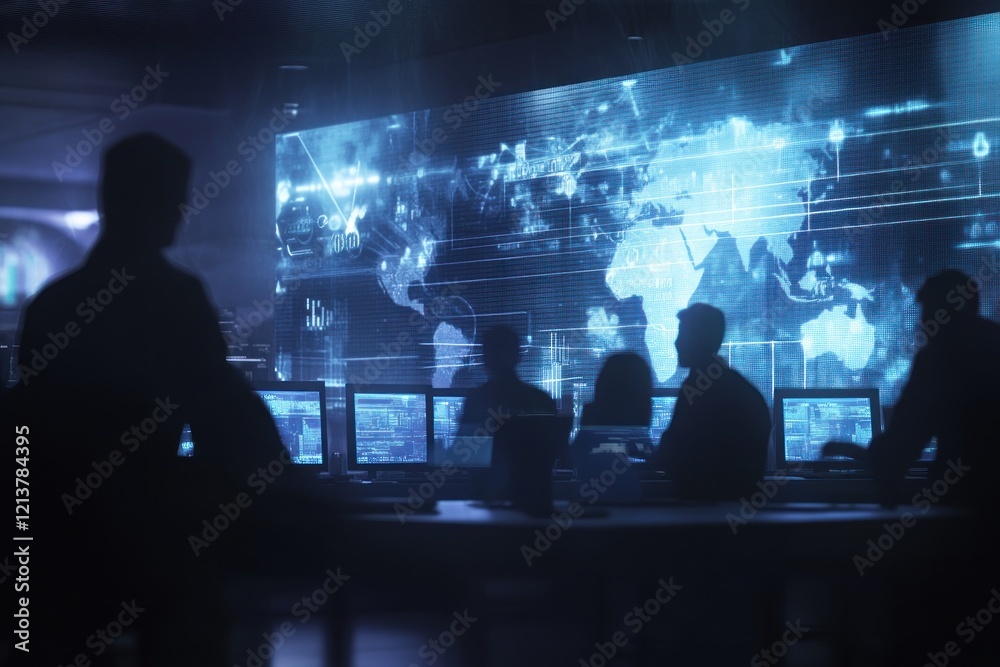 Global network security team monitors data center threats Global network security team monitors data center threats