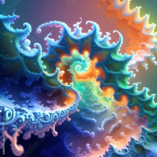 Neon abstract Background