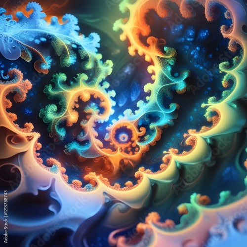 Neon abstract Background