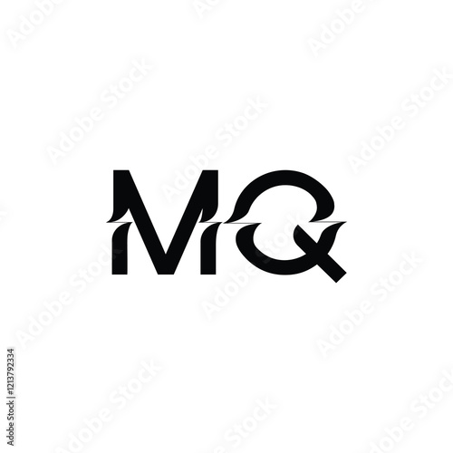 Free Download MQ monogram logo design letter text name symbol monochrome logotype alphabet character simple logo - GFXLoad