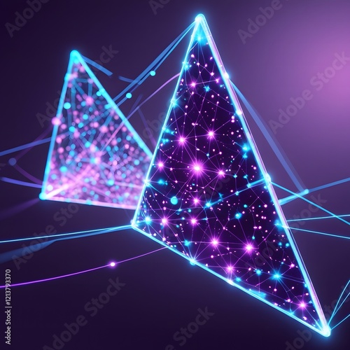 Neon abstract Background