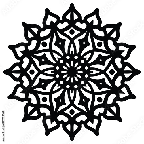 The mandala-type arrangement is clever along with enticing.