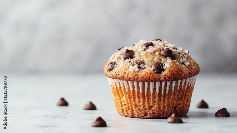 a muffin on white background a muffin on white background
