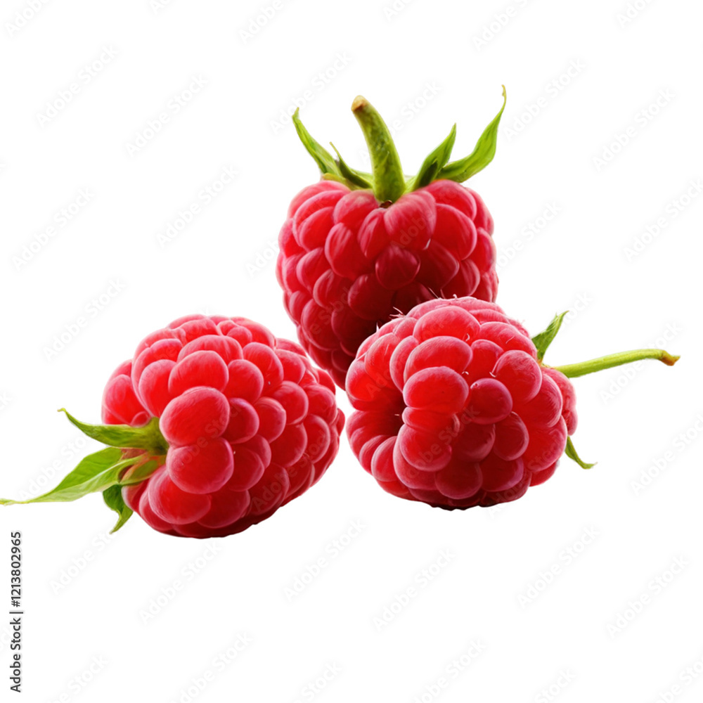 raspberry isolated on white raspberry isolated on white