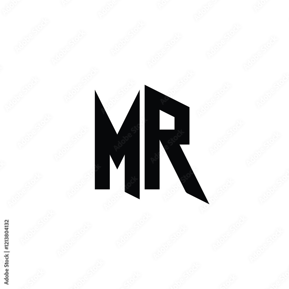 MR monogram logo design letter text name symbol monochrome logotype alphabet character simple logo MR monogram logo design letter text name symbol monochrome logotype alphabet character simple logo