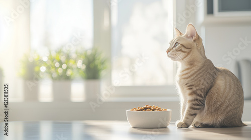 Cream Tabby Kitten by the W...