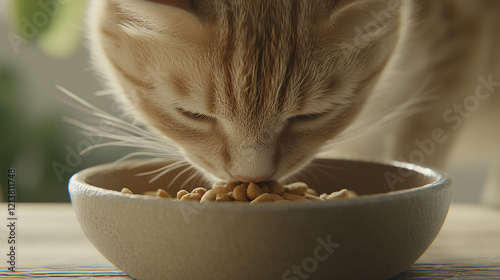 Cat's Focused Feast:  A clo...