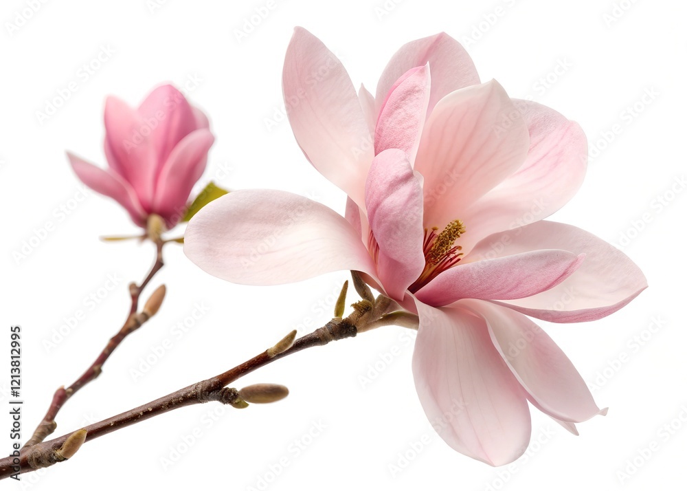 Fototapeta premium pink magnolia flower