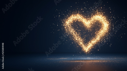 Sparkling Heart: A heart-sh...