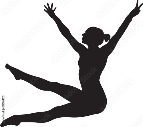 Gymnast Silhouette
