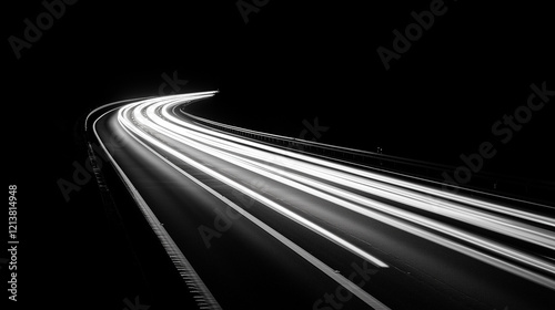 Night Drive: Light trails s...