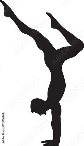 Gymnast Silhouette