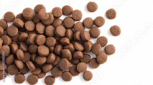 Brown Pet Food Kibble: Clos...