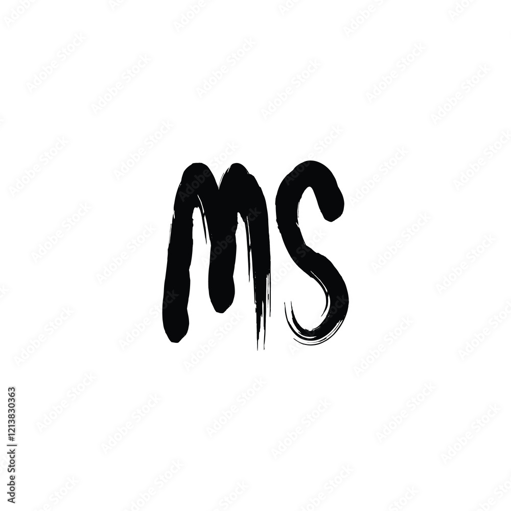 MS monogram logo design letter text name symbol monochrome logotype alphabet character simple logo MS monogram logo design letter text name symbol monochrome logotype alphabet character simple logo