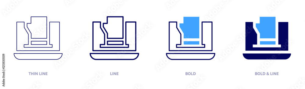 Fist leader icon in 4 different styles. Thin Line, Line, Bold, and Bold Line. Duotone style. Editable stroke Fist leader icon in 4 different styles. Thin Line, Line, Bold, and Bold Line. Duotone style. Editable stroke