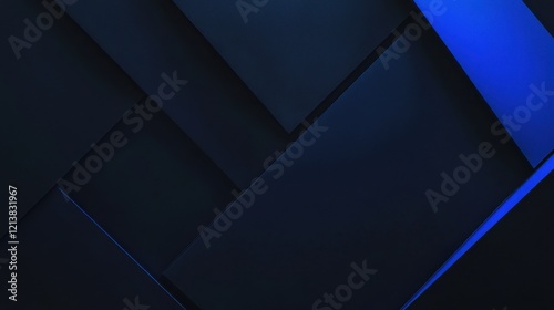 Modern blue background with bold graphics for design, featuring white space in the center for text. Ideal for stylish banners and abstract wallpapers.